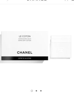 CHANEL White Le Coton Extra Soft Cotton Pads